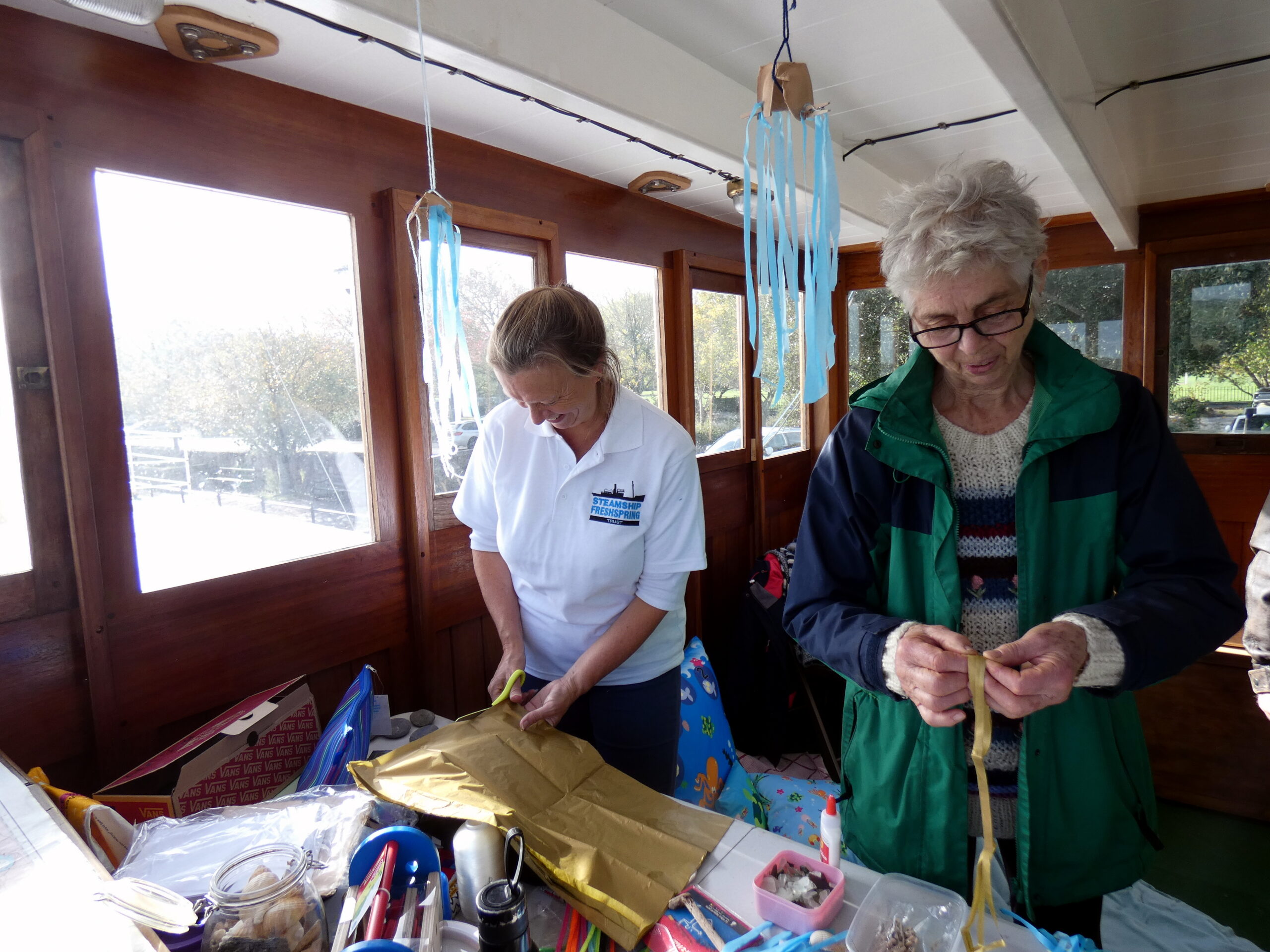 In the galley